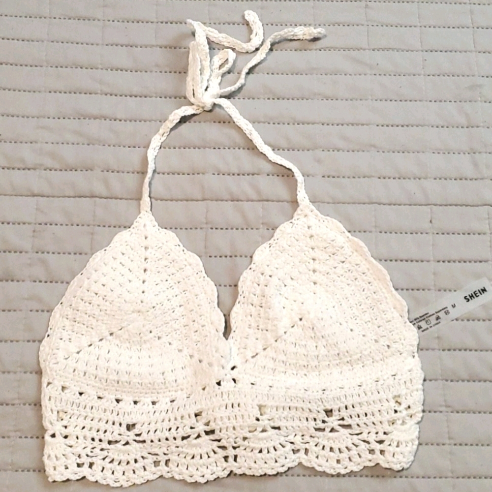 Crotchet swim top